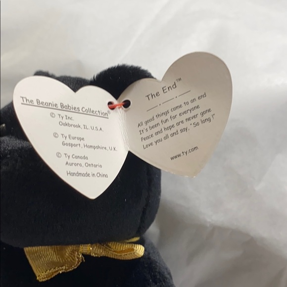 Host Pick! TY 1999 Rare “The End” Beanie Baby - Picture 5 of 5